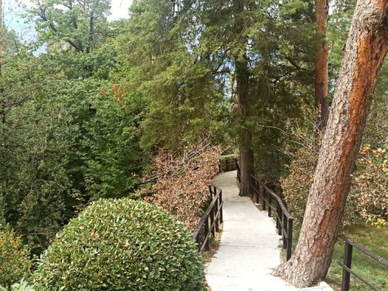 Path in the park of Villa Serbelloni, Bellagio