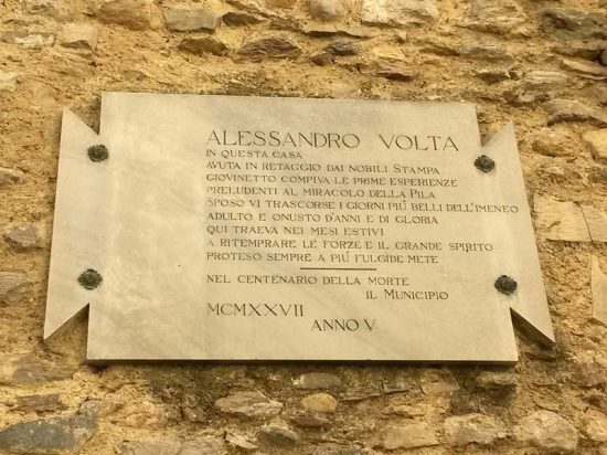 Alessandro Volta's house Gravedona