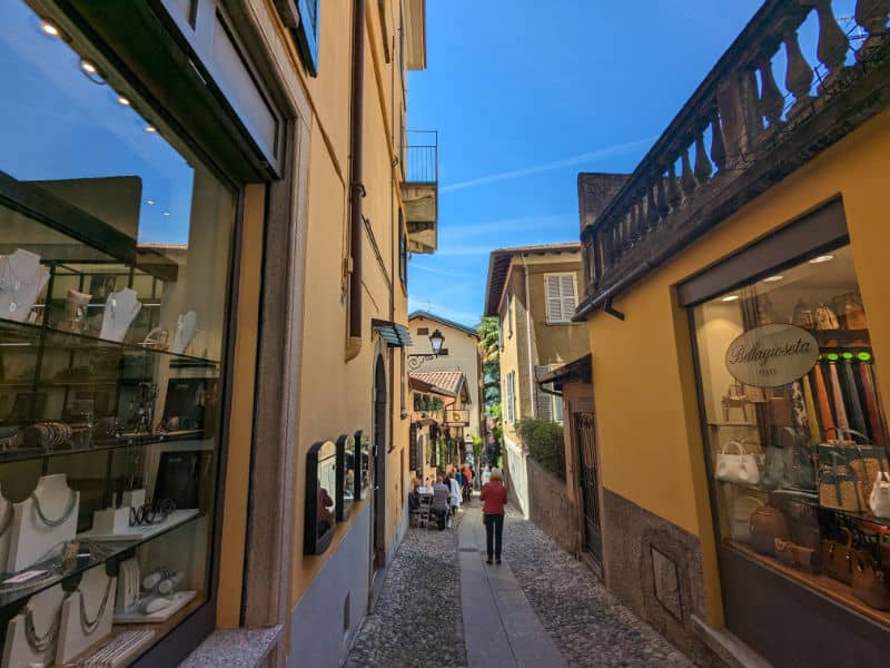 Alley in Bellagio's town center