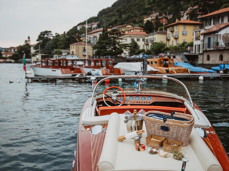 Riva boat rental Lake Como