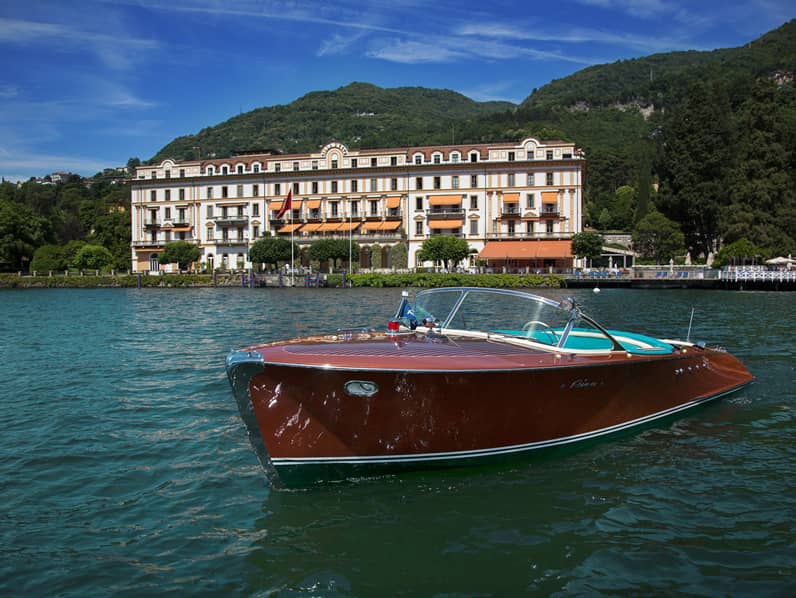 Riva Tritone in front of Villa d'Este, Lake Como