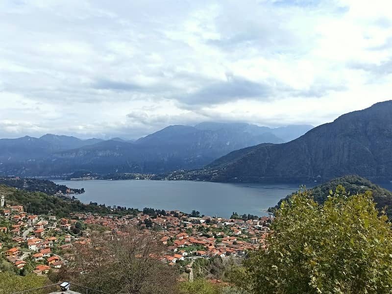 View from the Sanctuary of Sacro Monte di Ossuccio