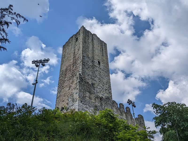 Tower of Castello Baradello, Como