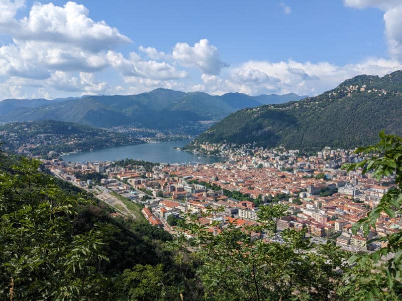 Amazing view of Como from Respaù hill