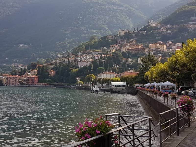 The lakefront of Bellano