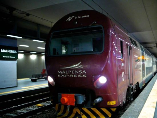 Train from Malpensa to Como