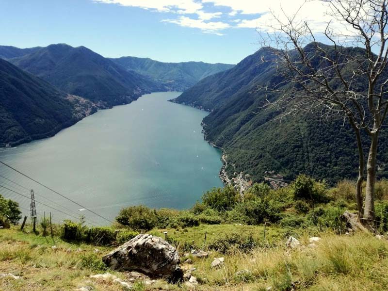View of Lake Como from Pigra
