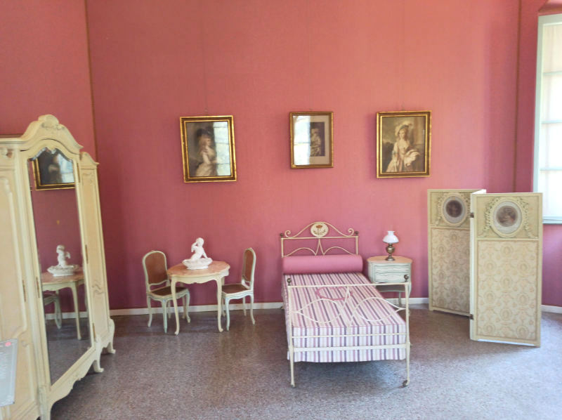 One of the rooms in the villa