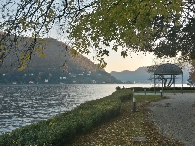 Lakefront of Villa Erba