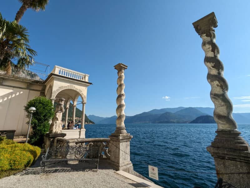 View of Lake Como from Villa Monastero, Varenna